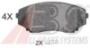 A.B.S. 36995 OE Brake Pad Set, disc brake